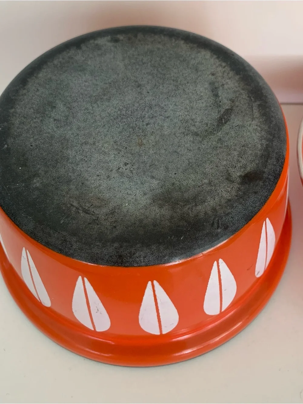Cathrineholm Holm Orange Lotus Stock Pot, Serving Dish, Casserole With Lid
